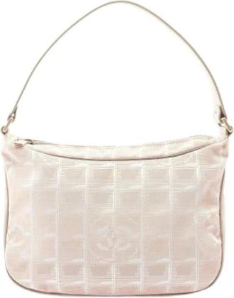 Chanel Pre-owned Shoulder Bags, female, Beige, Size: ONE SIZE Pre-owned Vintage Shoulder Bag