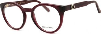 Ferragamo SF3032E 612 Transparent Burgundy 51mm
