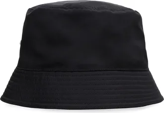 Prada Mens Re-Nylon Hat Black Cotton