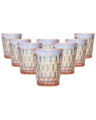 Godinger Set of 8 Rex Double Old Fashioned Glasses