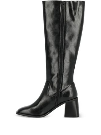 Mexx 70mm Maya block-heel knee-high boots - women - Rubber/Polyurethane/Polyester - 37 - Black