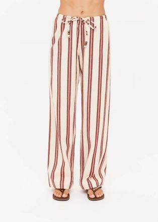 The Upside Baja Charli Drawstring Pant In Stripe