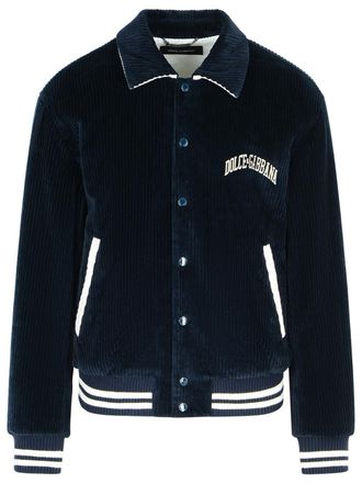 Dolce & Gabbana Navy Baumwollbomberjacke