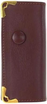 Cartier Pre-owned Accessories, female, Red, Size: ONE SIZE Pre-owned Leather Key-holder