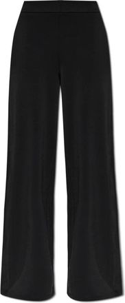 Emporio Armani Wijde broek - Dames - Wijde Broeken - Zwart - M - Broeken