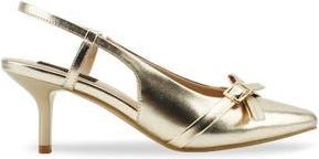 Rachel Roy Agnes Bow Slingback Pump in Gold at Nordstrom Rack, Size 6.5