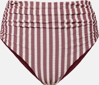 SIMKHAI Striped bikini bottoms