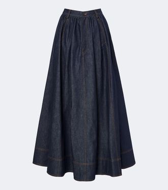 Jean Paul Gaultier Gonna lunga di jeans