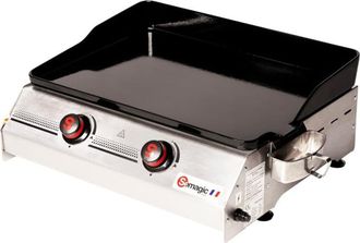 Somagic Plancha de gas 2 quemadores 7kW