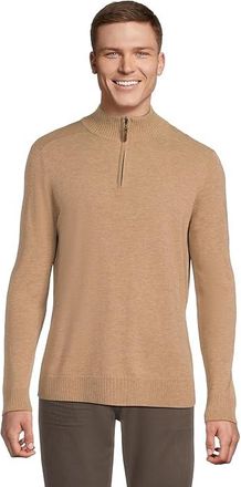 Smartwool Sparwood 1/4 Zip Sweater Mens Sweater Toasted Coconut Heather 2 : LG, Wool/Polyester/Nylon