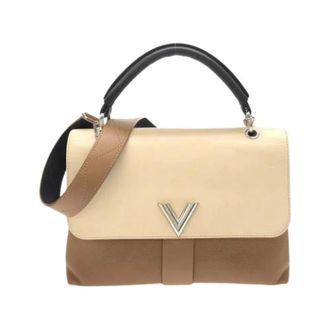 Louis Vuitton Pre-owned Vintage Handbag - Dames - Pre-owned - Beige - Maat: ONE Size Leer