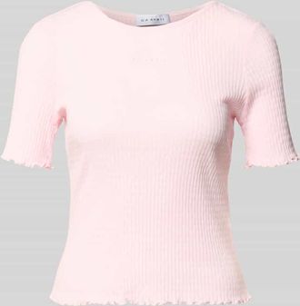 Oh April T-Shirt mit Label-Stitching Modell Lune in Rosa, Gr&ouml;&szlig;e XL