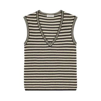 Anine Bing V-neck Knitwear, female, Multicolor, Size: S Lowen Sweater