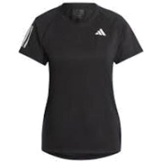 adidas Tennis Club T-Shirt Asia Sizing Black White HS1450