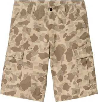 Carhartt Work in Progress Cargo Shorts - Heren - Korte Broeken - Beige - XS - Katoen - Korte Broeken