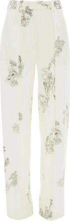 Victoria Beckham Wide Trousers, female, Multicolor, Size: XS Wide leg trouser