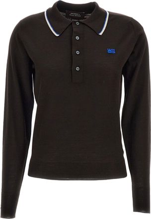 Wales Bonner Brown Wales Bonner Polo Shirt