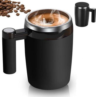 OEM Taza De Caf&eacute; Magn&eacute;tica Autom&aacute;tica De 400 Ml - Acero Inoxidable, Para El Hogar, La Oficina Y Los Viajes