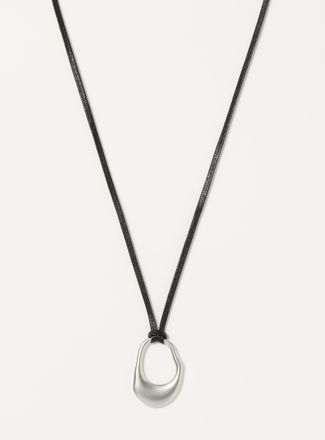 Simons Womens Sinuous medallion cord necklace