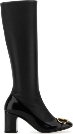 Gucci Black Leather Boots