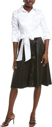 Rene Ruiz Colorblock Shirtdress