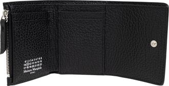 Maison Margiela Leather Wallet, Unisex, Black