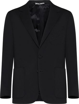 Palm Angels Single-breasted Tailored Blazer