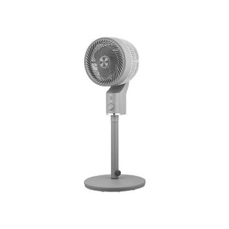 Fabrilamp Ventilador De Pie t&aacute;lamo Regulable Fijo Y Rotatorio (50w Motor Ac 3 Velocidades) Color Gris
