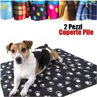 Trade Shop Trade Shop - 2x Plaid Manta Pila X Cats Cats 80x120cm Cubre Cubiertas De Asiento Sof&aacute; Varios Colores