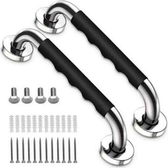 OEM Barra De Apoyo Para Ba&ntilde;era, Barra De Apoyo Antideslizante Para Ba&ntilde;o De 30 Cm, Barra De Apoyo Para Ducha De Acero Inoxidable Montada En La Pared (2 Uni