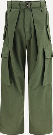 Loewe Cotton Cargo Pants Male 48