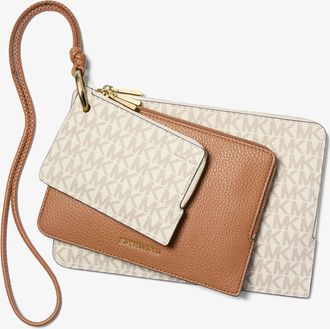 Michael Kors Jet Set 3-in-1 Smooth and Signature Logo Pouches