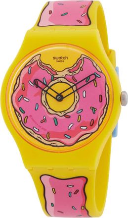 Swatch The Simpsons Collection Seconds Of Sweetness Quartz Watch SO29Z134
