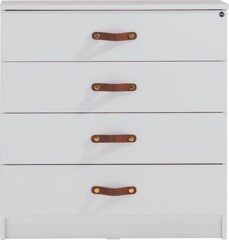 Muemue C&oacute;moda 4 Cajones Blanco 87.7x85.2x44.8cm