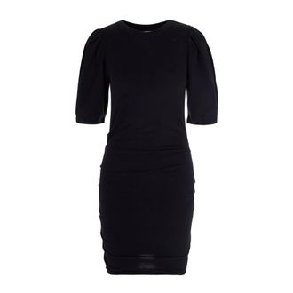 Isabel Marant Dames, Jurken, Zwart, Maat: S Katoen