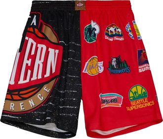 Mitchell & Ness Shorts Western Conference Jumbotron 3.0 - Rosso