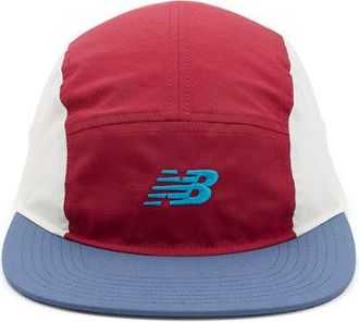 New Balance Unisex 47 Multi-Colored 5 Panel in Rosso/Beige, Nylon, Taglia OSZ