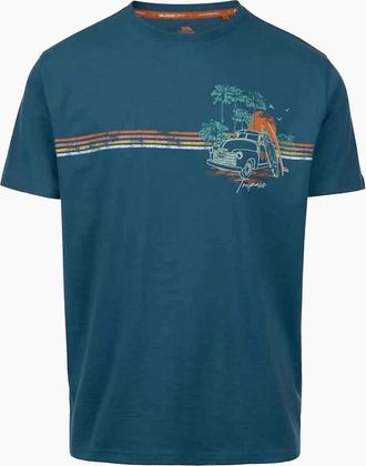 Trespass Mens Trespass Mens Zama Countryside T-Shirt - Navy - Size: 42