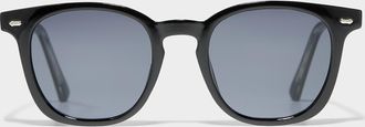 Le 31 Kurt translucent rounded sunglasses
