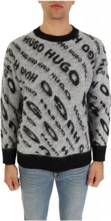 HUGO BOSS Hombre, Jerseys, Gris, Talla: M