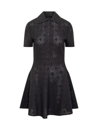 Givenchy Jacquard Knit Mini-Dress