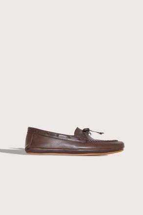 Le Monde Beryl Womens Shearling Driver Moccasin In Brown