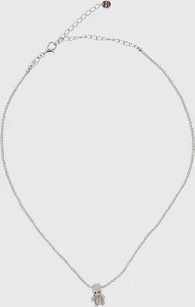 Yvmin Girocollo in argento placcato oro 18kt con perle sintetiche e cristalli