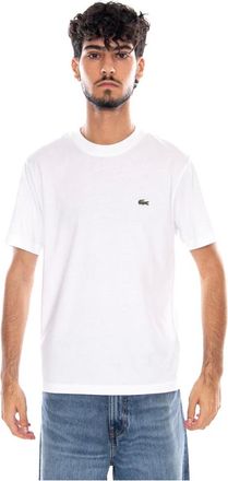 Lacoste Camiseta de Algod&oacute;n - Tops - Hombre - Blanco - XL