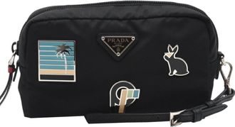 Prada Black Nylon Pouch (Pre-Owned)