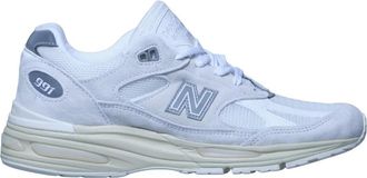 New Balance Grijze Lifestyle Sneakers 991v 2 Stijl - Heren - Fitnessschoenen - Wit - 40 EU - Leer - Fitness