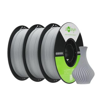 OEM Filamento Para Impresora 3d, 1,75 Mm De Di&aacute;metro, Material Ecol&oacute;gico, Gris, 3 Kg