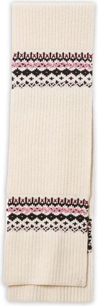 Rag & Bone Leigh fair-isle ribbed scarf - Neutrals