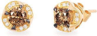 Le Vian Ladies Chocolate Diamonds Fashion Earrings in 14k Honey Gold