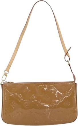 Louis Vuitton Pre-owned Vintage Schoudertas - Dames - Vintage Schoudertas - Bruin - ONE Size - Leer - Vintage
